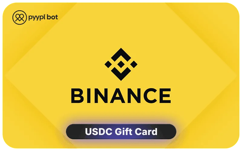 Binance USDC gift card