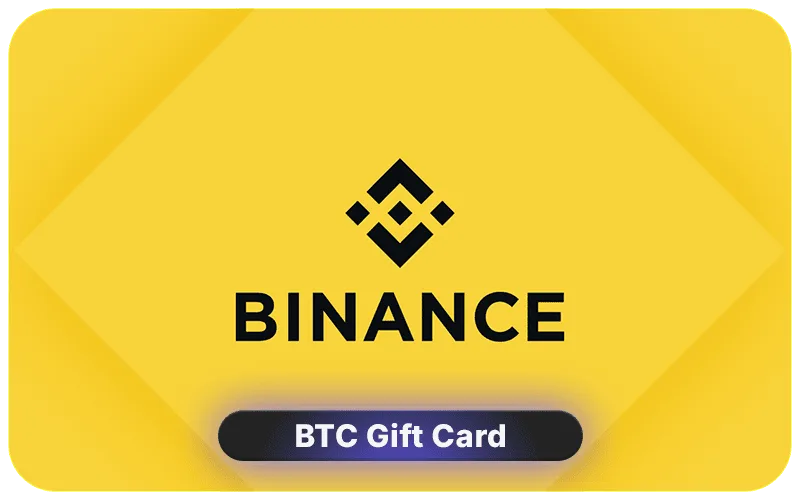 Binance BTC Gift Card
